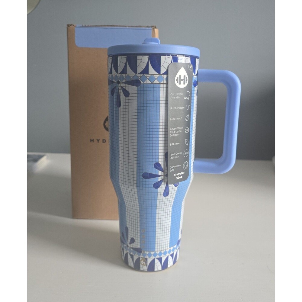HydroJug x Anthropologie 32 oz. Traveler Water Bottle CAPRI NEW!